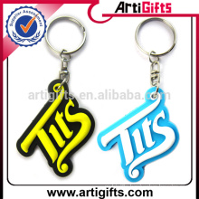 Artigifts promotional cheap pvc letter keychain